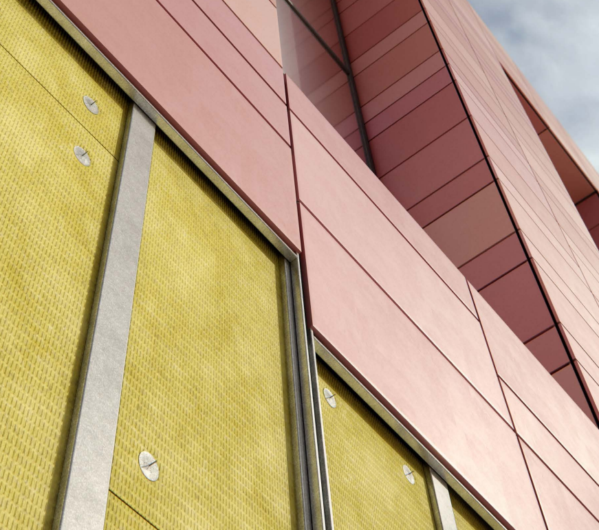 Future Ready Building Envelopes Buildings with red and yellow colors